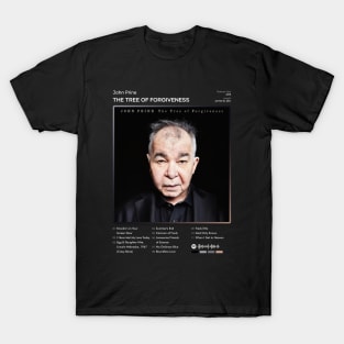 John Prine - The Tree of Forgiveness Tracklist Album T-Shirt